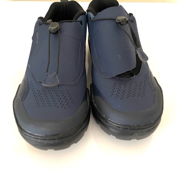 Shimano SH-GR901 GR9 Mountain Bike Shoes EU 38 US 5.2 Black Navy Blue - Picture 4 of 13